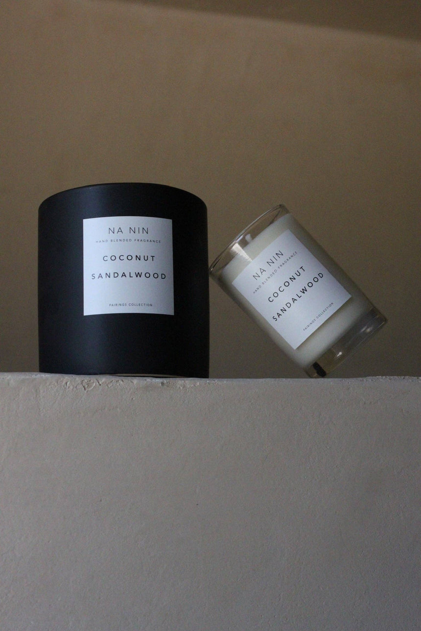 Coconut & Sandalwood Candle / Available in Multiple Sizes