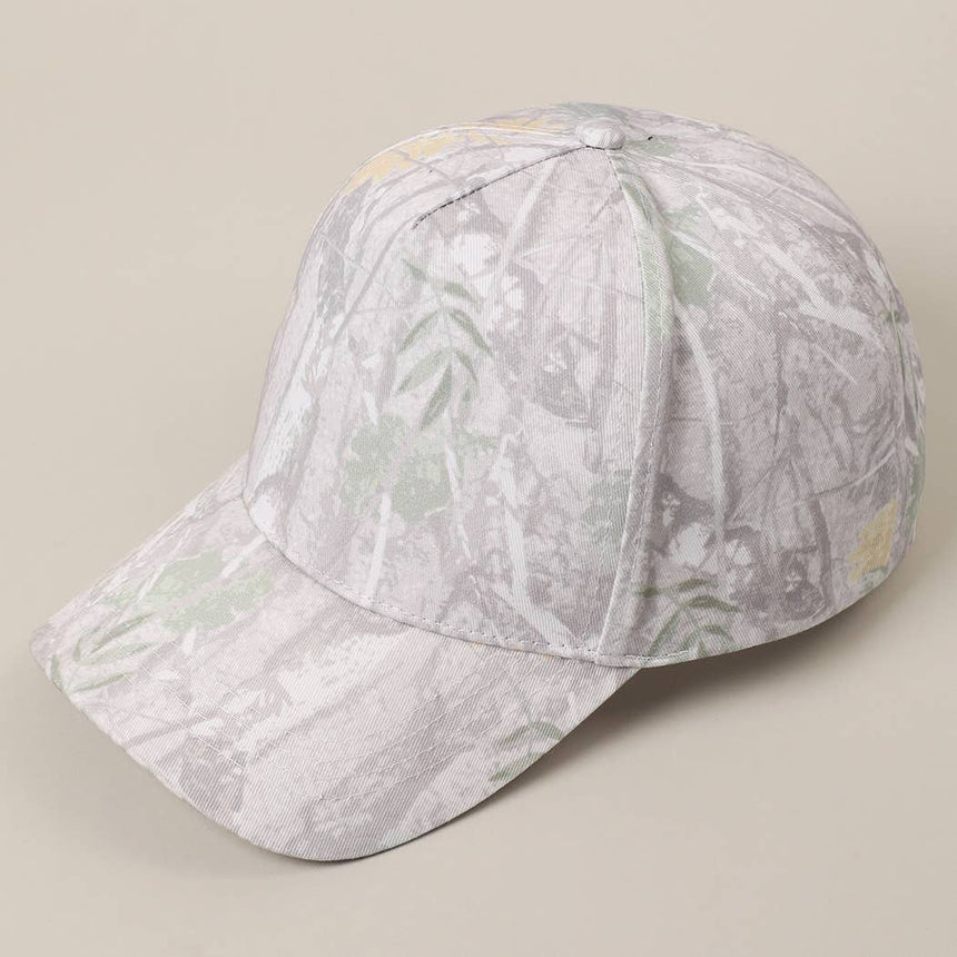 Camouflage Print 5 Panel Trucker Hat