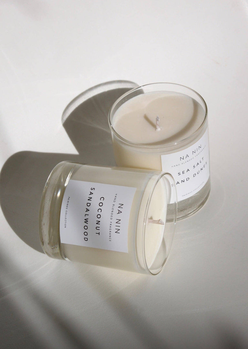 Coconut & Sandalwood Candle / Available in Multiple Sizes
