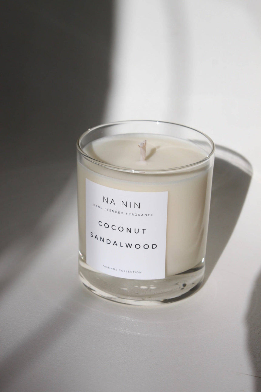 Coconut & Sandalwood Candle / Available in Multiple Sizes