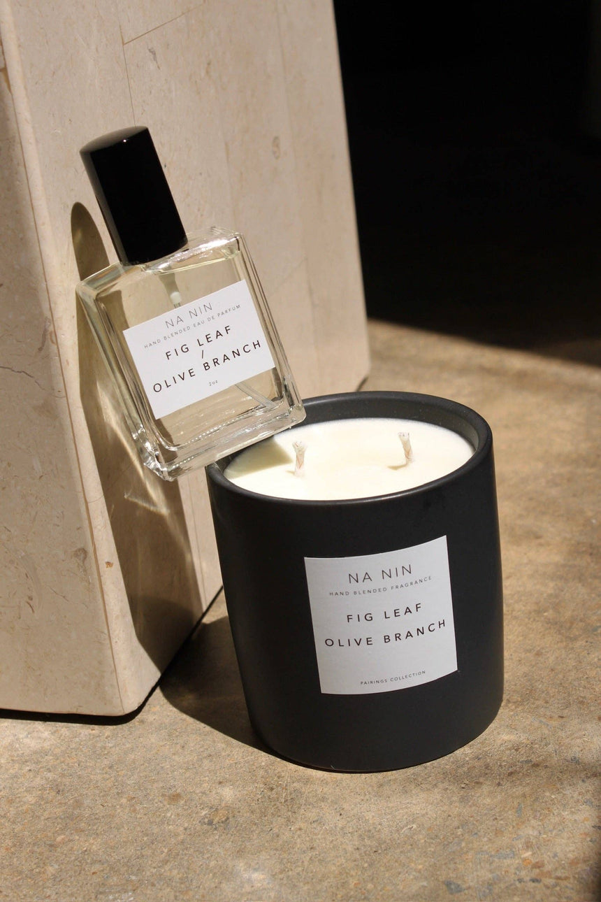Fig Leaf & Olive Branch Candle / Available in Multiple Sizes