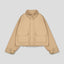 High Collar Cotton Crop Jacket