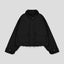High Collar Cotton Crop Jacket