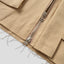 High Collar Cotton Crop Jacket