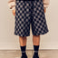 Checkered Bermuda Pants