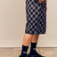 Checkered Bermuda Pants
