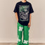 Spray Daisy Printed Jogger Pants