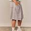 Edge Distressed Bermuda Sweatpants