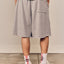 Edge Distressed Bermuda Sweatpants