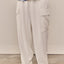Wide Leg Plisse Cargo Pants