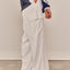 Wide Leg Plisse Cargo Pants