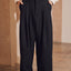 Double Pintuck Wide Balloon Trousers