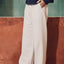 Wide Leg With Strings Relaxed Trouser