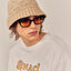 Checker Mesh Knit Bucket Hat