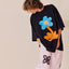 Velboa Flower Oversized Tee