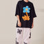 Velboa Flower Oversized Tee