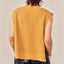 V-neck High Low Cropped Knit Vest