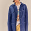 Double Pocket Oversized Denim Work Jacket