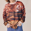 Brown Desert Digital Printed Long Tee