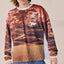 Brown Desert Digital Printed Long Tee