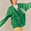 V-neck Loose Fit Knit Cardigan