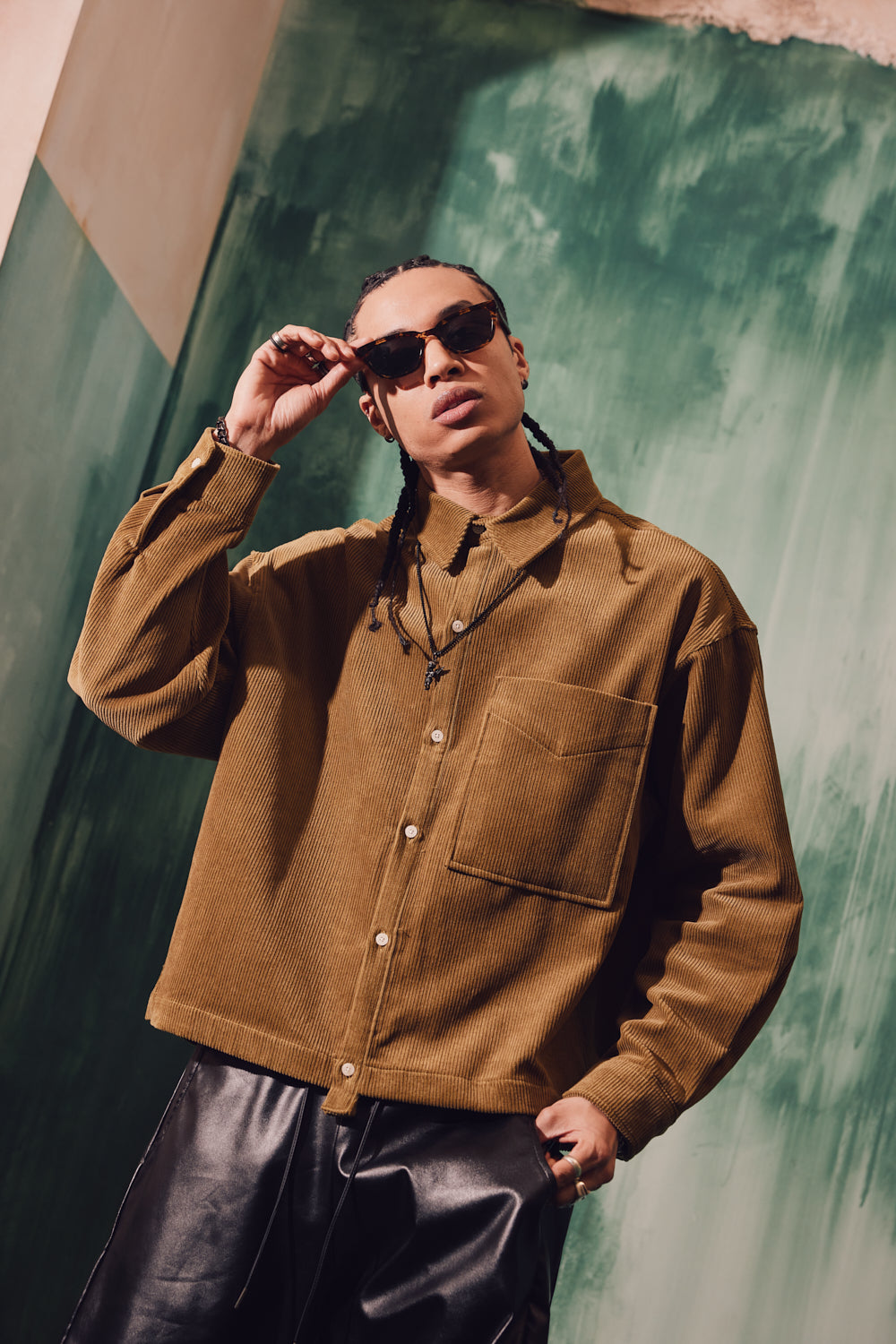 Corduroy Crop Shirt Jacket – NEOITY