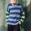 Funky Stripe Knit Sweater