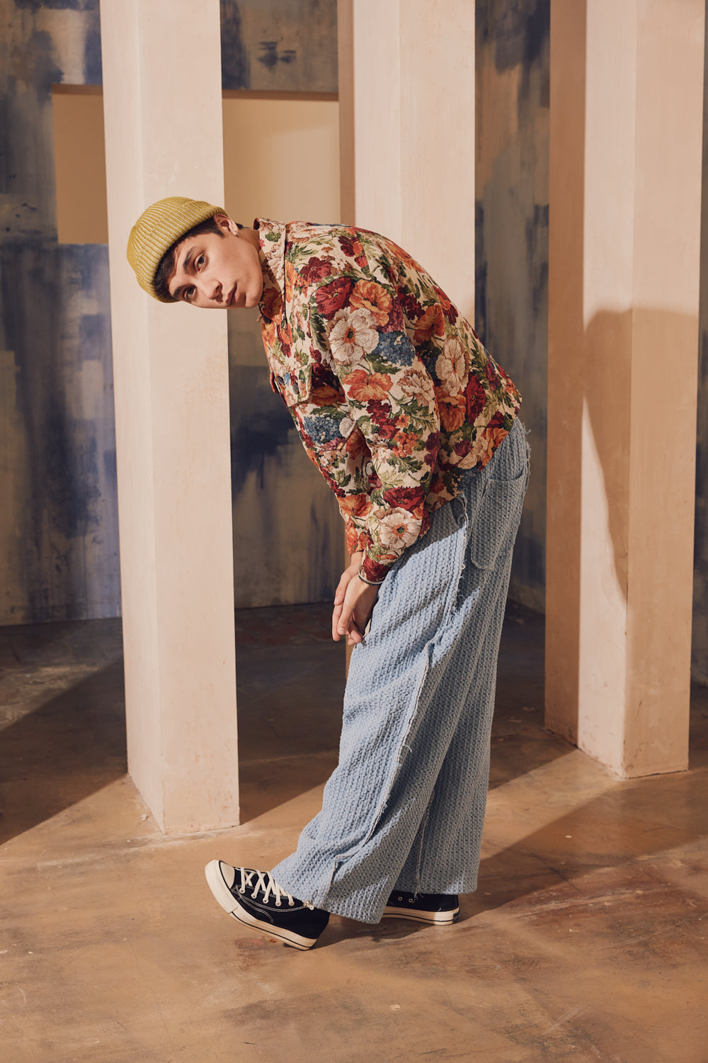Flower Jacquard Crop Blouson – NEOITY