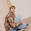 Flower Jacquard Crop Blouson