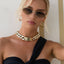 Soho Womens Oval Sunglasses