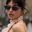 Jade Acetate Cat Eye Sunglasses