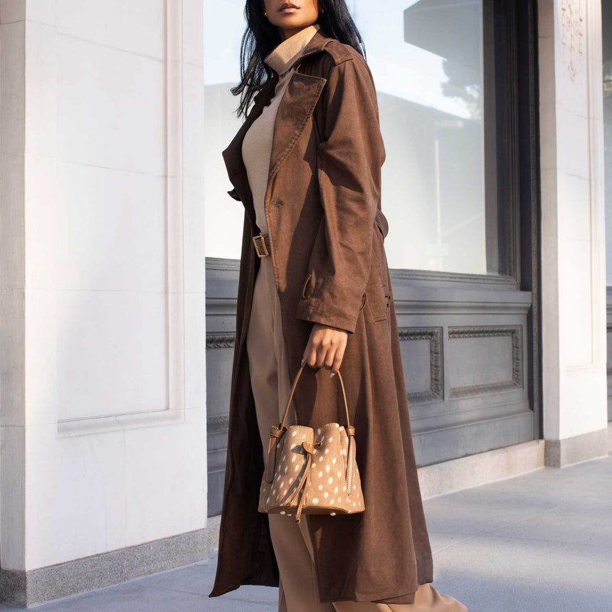 Laguna Mini Bambi Recycl Vegan Suede Top Hndl Pre-Order 8/30