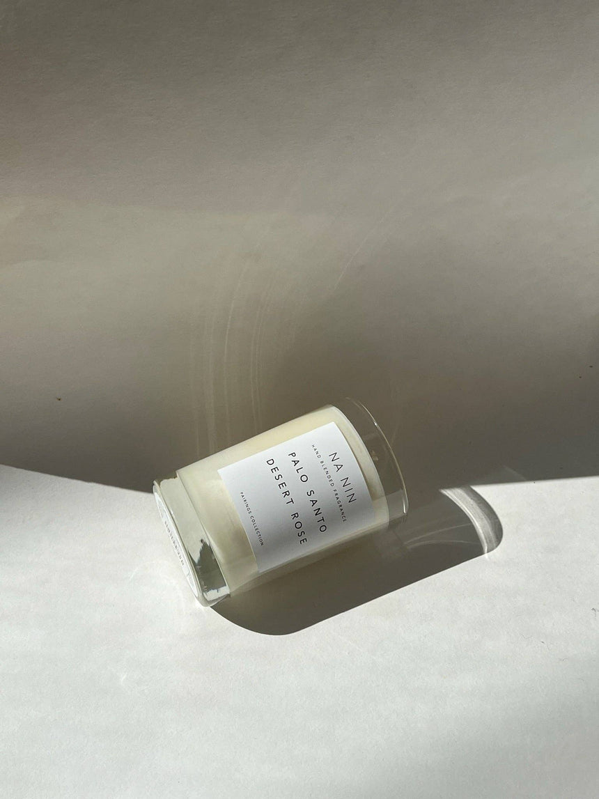 Palo Santo & Desert Rose Candle / Available in Multiple Sizes