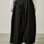 Pintuck Cropped Wide Pants