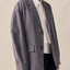 Stitch Detailed Oversize Blazer