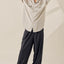 Two Pocket Front Lapel Collar Shirt
