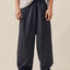 Mix Stripe Double Pleated Fisher Ankle Trouser