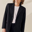 Stitch Detailed Single Breasted Blazer