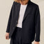 Stitch Detailed Single Breasted Blazer