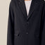 Stitch Detailed Single Breasted Blazer