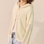 Mesh Zip-Up Hooded Pullover Cardigan