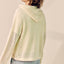 Mesh Zip-Up Hooded Pullover Cardigan