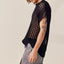 Fishnet Relaxed Fit Knit Vest